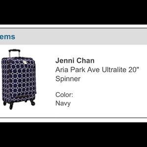 Jenni Chan Carry On Luggage 20”